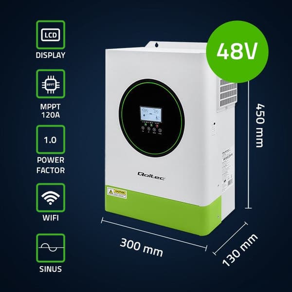 Hybrid Solar Inverter Off-Grid 6200W | 120A