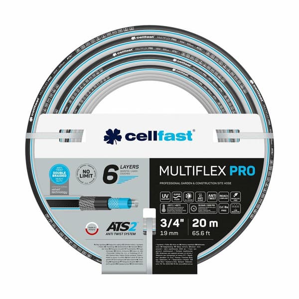 CELLFAST MULTIFLEX PRO ATS2 3/4" Garden Hose 20 m
