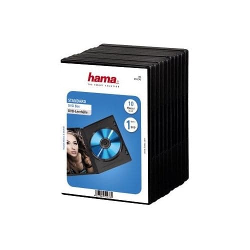 Hama DVD Box Black 10-Pack