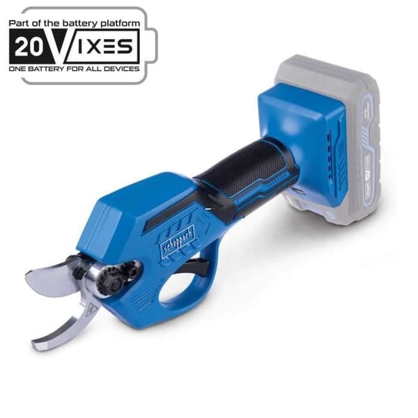 Scheppach BC-PRS28-X Cordless Pruner - 28 mm Cutting Capacity - Compatible with IXES 20V System