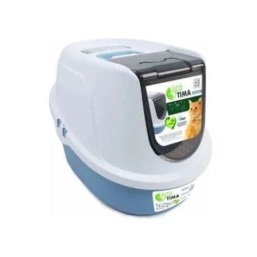Mpets Litter Box - ECO TIMA - M - Ocean Blue - Recycled Plastic