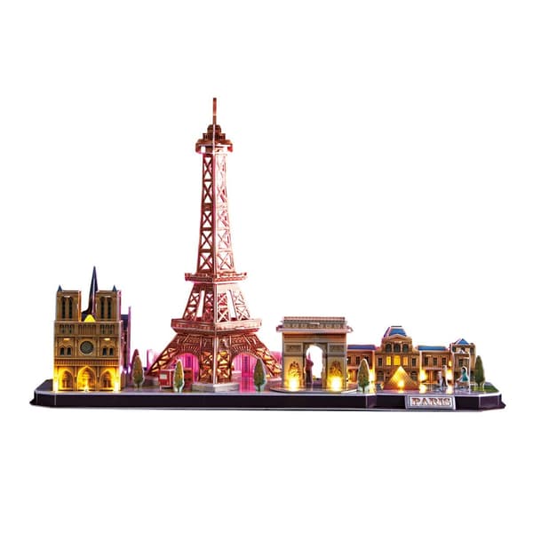 Cubic Fun 3D LED Puzzle Paris 115 Pieces