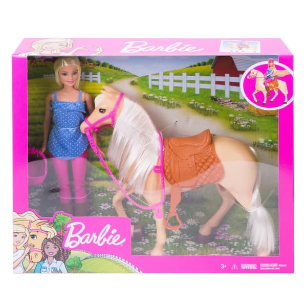 Barbie Doll and Horse with Accessories