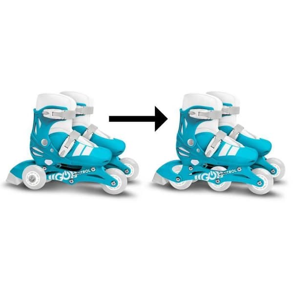 STAMP 2-in-1 Inline Skates - SKIDS CONTROL - Size 27-30 - Unisex