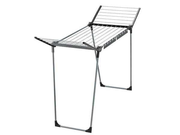 Leifheit Pegasus 150 Solid Black Upright Dryer