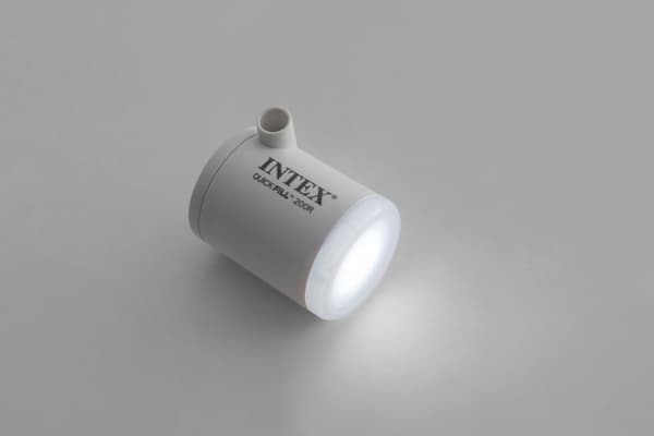 Intex 66647 Quickfill Tiny Air Pump with LED light and Carabiner