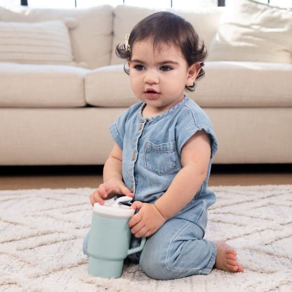 Infantino My First Silicone Cup - 255 ml - Moody Blue