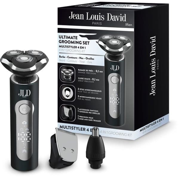 JEAN LOUIS DAVID Multi-Purpose Trimmer - 4-in-1 Grooming Kit - Digital Display