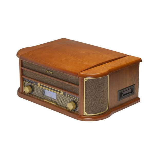 DENVER MRD-51 Audio System - Brown Wood Finish