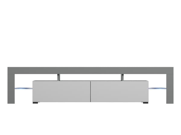 Cama TV stand TORO 200 grey/white gloss
