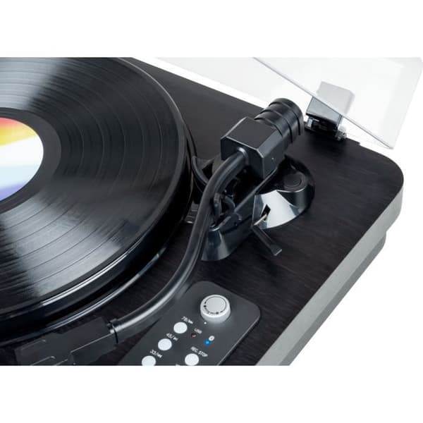 THOMSON TT650BT Bluetooth Turntable - USB Recording - 2 Speakers - Black