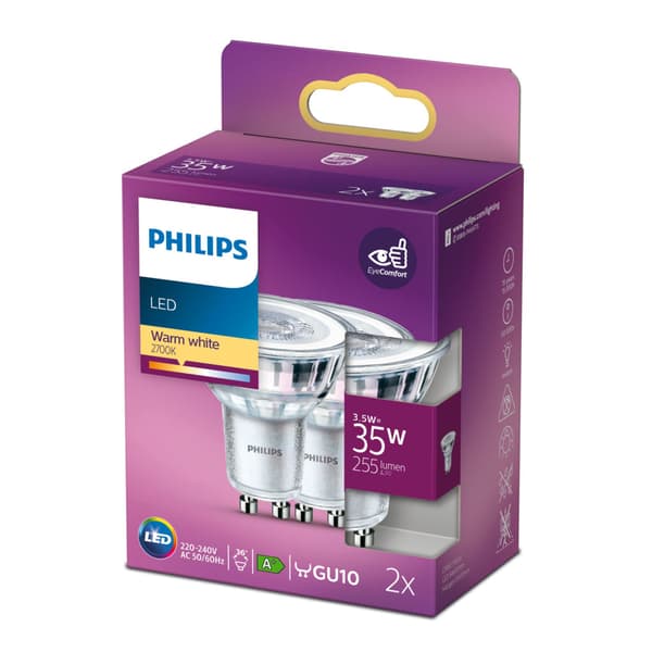 Philips LED Classic 35W GU10 Warm White - 230V