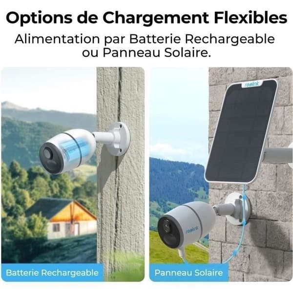 REOLINK Outdoor Camera - G330 - 4 MP - Solar Panel - White