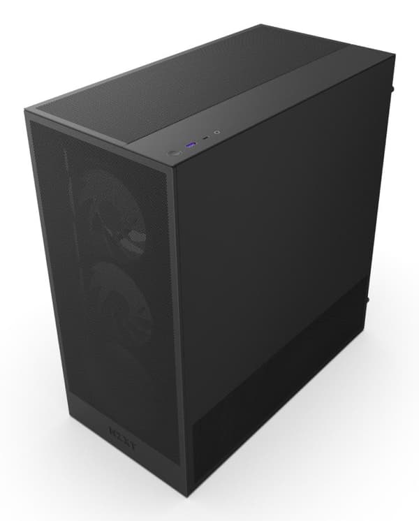 NZXT H5 Flow RGB Midi Tower Case Black - CC-H5F-B1