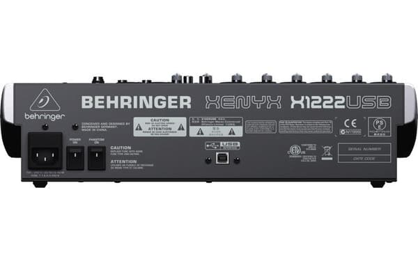 Behringer X1222USB Audio Mixer 12 Channels