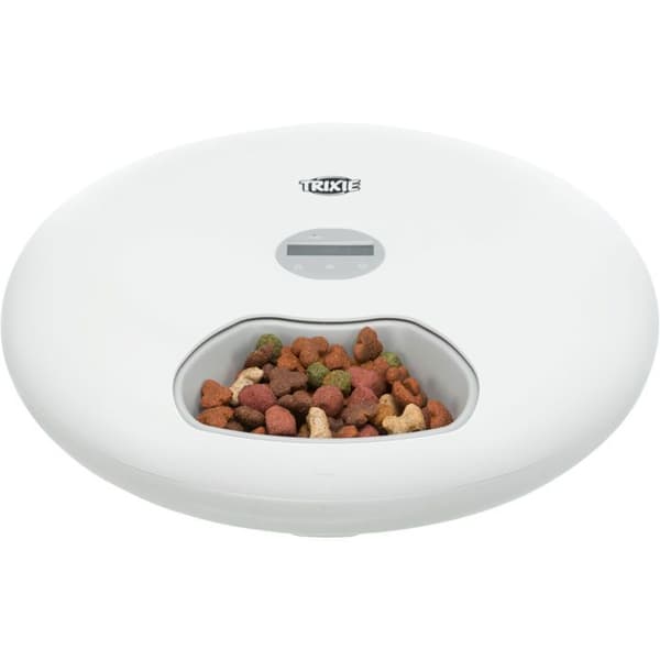 TRIXIE TX5+1 Automatic Pet Feeder - 6 x 0.18 L - White