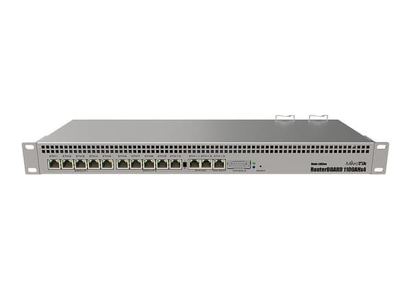 Mikrotik RB1100AHx4 Dude Edition Wired Router Silver