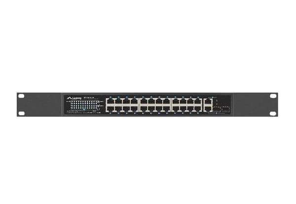 Lanberg Switch 24X 100MB DSP+/2X Combo Rack 19" 250W RSFE-24P-2C-250