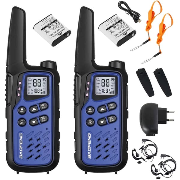 Baofeng BF-T25E Dark Blue Walkie-Talkie - 2pcs