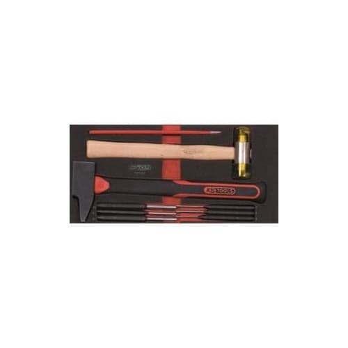 KS Tools Module - Striking Tool Module - 9 Pieces - For Tool Trolleys and Workbenches - Model 713.1102