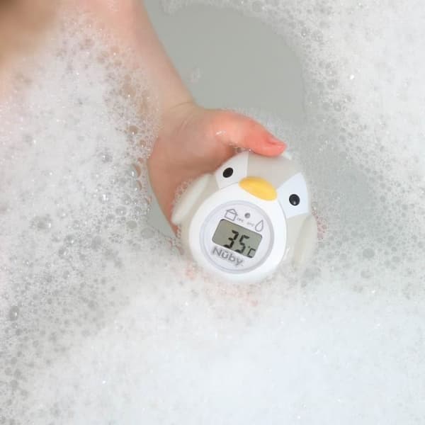 NUBY Baby Bath Thermometer - Penguin Shape