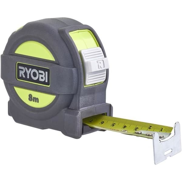 RYOBI Tape Measure - 8 m x 25 mm - RTM8M