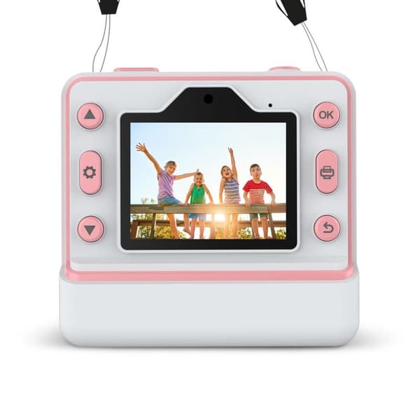 Xblitz Flash Pink Instant Camera with Thermal Printer for Children