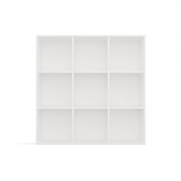 MALAX 3x3 H White Shelving Unit