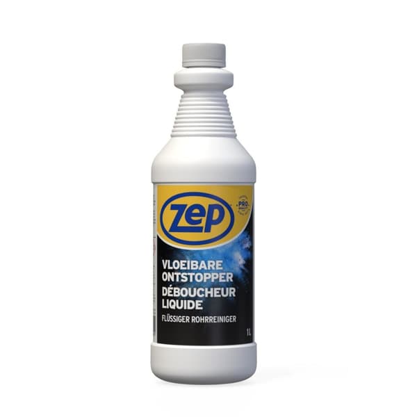 Zep Liquid Drain Cleaner 1 L - Universal Drain Cleaner for Optimal Flow