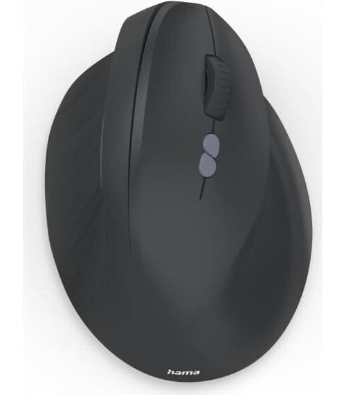 Hama Ergonomic Vertical Mouse EWM-600R, Wireless, Multi-Device, Black