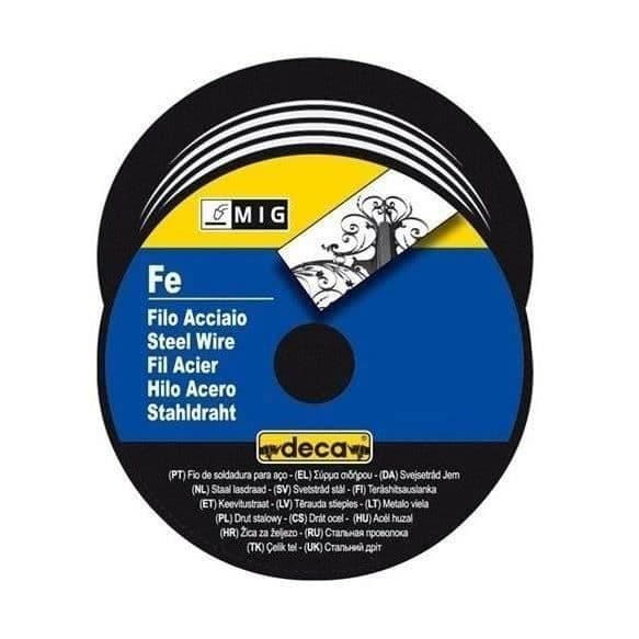 DECA Steel Wire Spool for MIG/MAG Welding - Ø0.8 mm - 0.7 kg