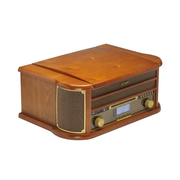 DENVER MRD-51 Audio System - Brown Wood Finish