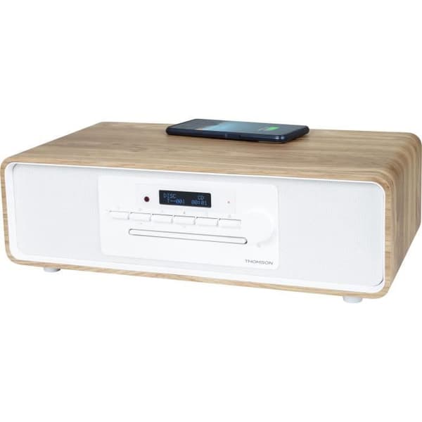 THOMSON Bluetooth Micro Hi-Fi System - CD/MP3/USB/FM/DAB+ Radio - 75W, LCD Display, Remote Control