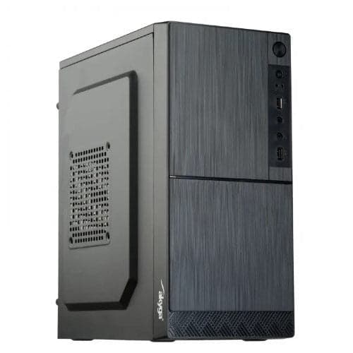 Akyga AK35BK Computer Case Micro Tower Black - Compact Design - Micro ATX - AK35BK