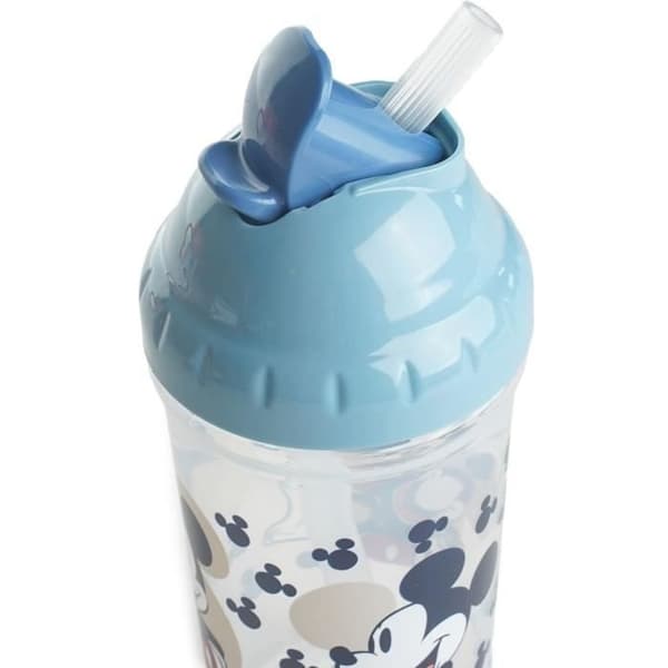 Straw cup - THERMOBABY - 295 ml - Leakproof - Clip - Mickey Mouse Cool
