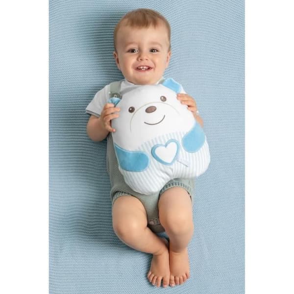 CHICCO - Soft Plush Teddy Bear - Blue - From Birth