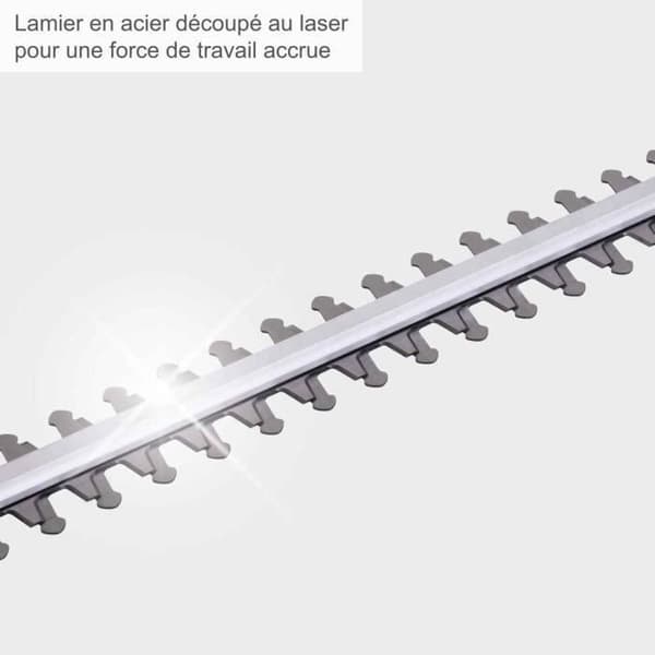 Scheppach Telescopic Electric Hedge Trimmer ETHT500 - 500W - 55 cm Blade Length