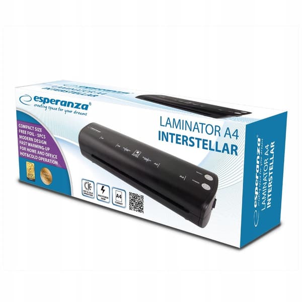 Esperanza Laminator Black EFL004