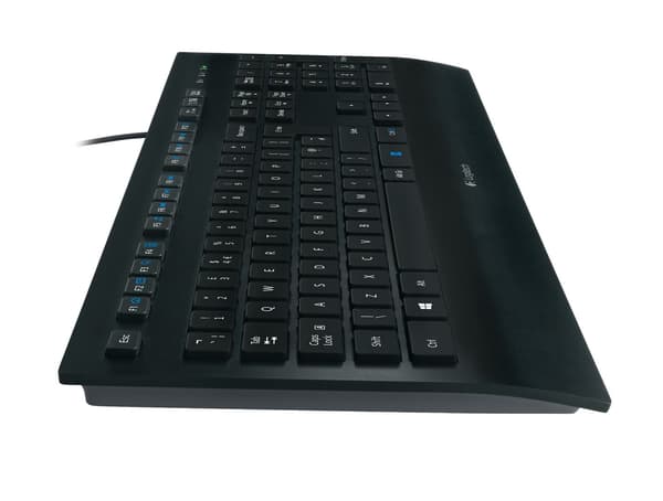 Logitech Keyboard K280e Wired USB for Business - Full-size, Spill-resistant, QWERTY