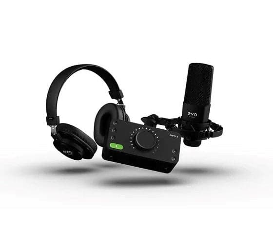 Audient EVO Start Recording Bundle - USB Audio Interface & Microphone