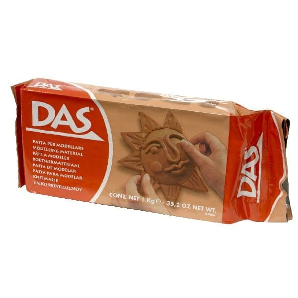 DAS Air Drying Modelling Clay 1 kg Terracotta