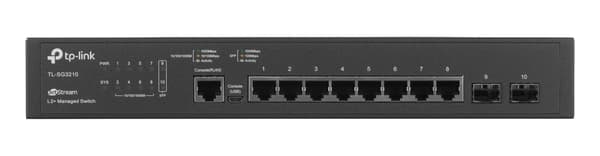 TP-Link JetStream TL-SG3210 - Switch - Managed - 8 x 10/100/1000 - Rack Mountable