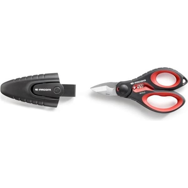 FACOM Electrician's Scissors - 841A.3PB - Powerful and Precise Cutting