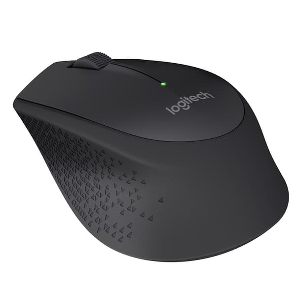 Logitech M280 - Wireless Optical Mouse - Right-Handed - 3 Buttons - Black (910-004287)
