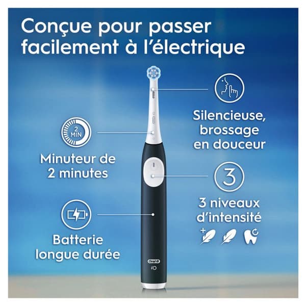 Oral-B Electric Toothbrush - iO2 - Green Drill - 3 Brushing Modes - 2-Minute Timer