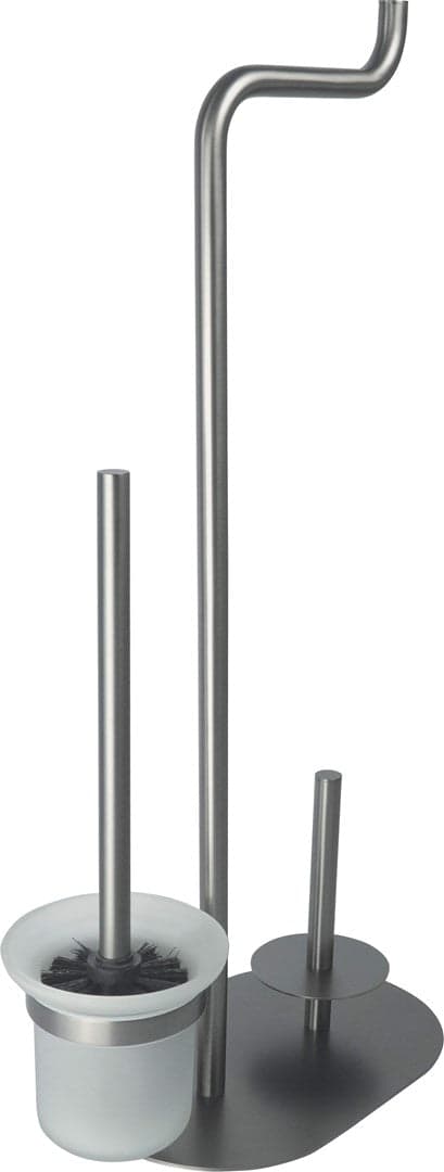 Deante Toilet Paper Holder 3-Function Silia Titanium