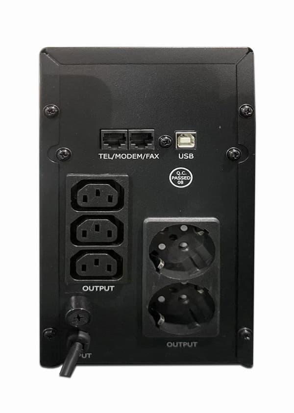 Gembird EG-UPS-035 UPS 2 kVA 1200 W 5 AC outlets