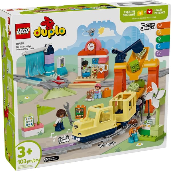 LEGO DUPLO 10428 Large Interactive Light Rail - 10428