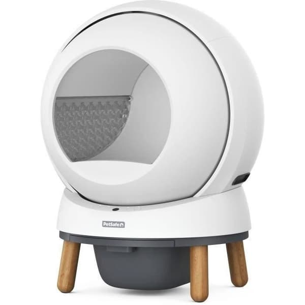 PETSAFE SMART SPIN Self-Cleaning Litter Box - Connected - White