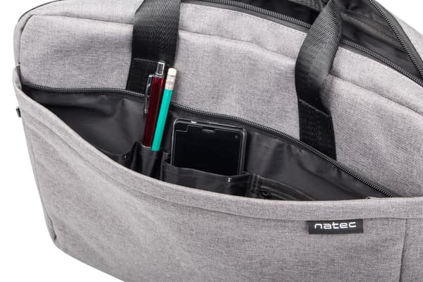 NATEC Mustela Notebook Bag 15.6" Grey